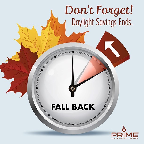 Daylight Savings Ends